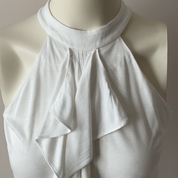 Massimo Dutti Ruffle Halter Top - Picture 2 of 8